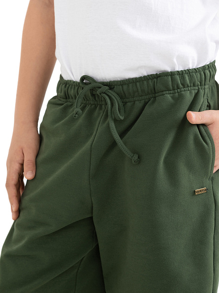 Шорты детские для мальчика Cotton, цвет олива, фото 4